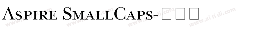 Aspire SmallCaps字体转换